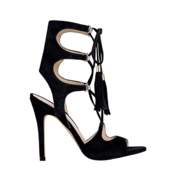 Marc Fisher LTD leather gladiator heel - Picture 2 of 9